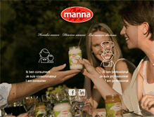Tablet Screenshot of manna.be
