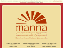 Tablet Screenshot of manna.sk